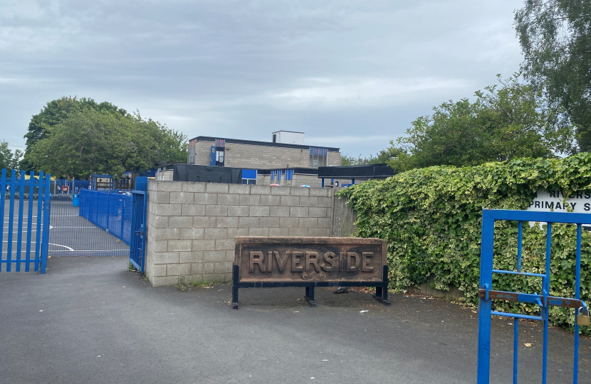 Riverside Primary School will be rebuilt