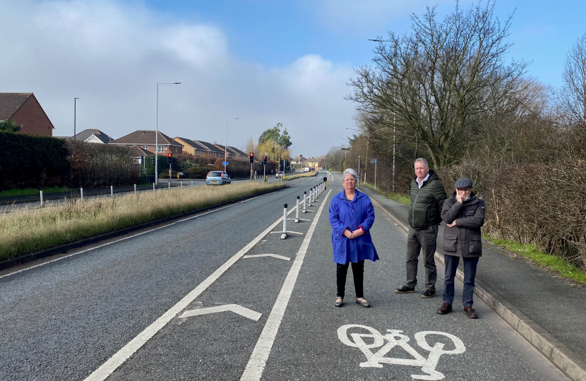 Fender Lane cycle route