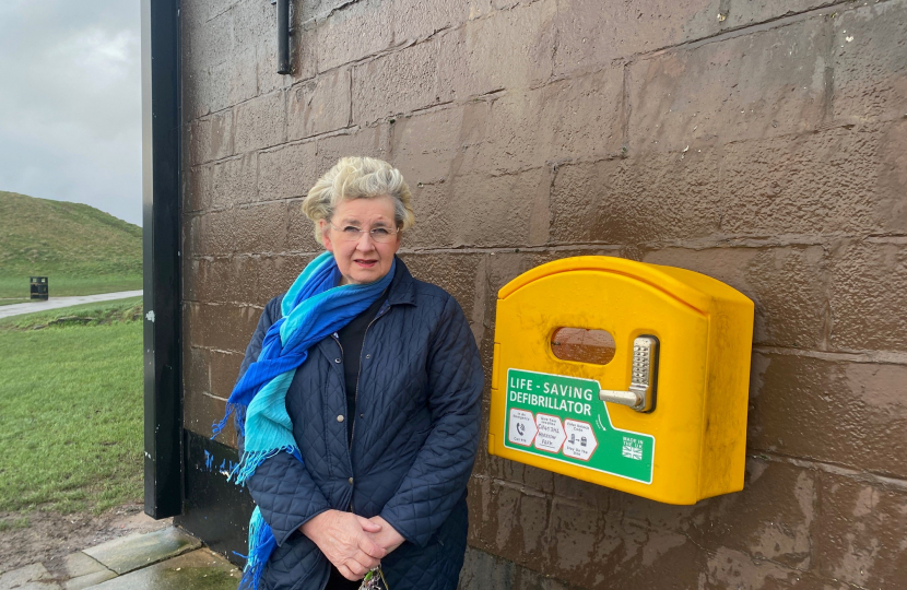 Lesley Rennie in Harrison Park