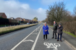 Councillors on Fender lane