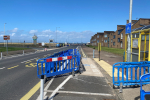 Harrison Drive floating bus stops