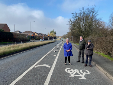 Fender Lane cycle route